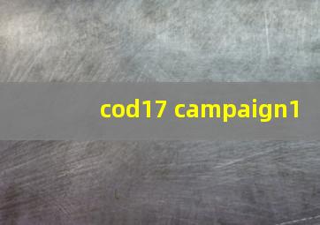 cod17 campaign1